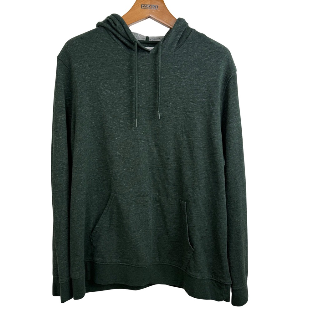 artefact Men's Dark Green Light Pullover‎ Hoodie L Soft Knit Casual Streetwear